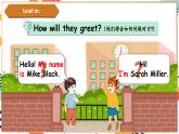 人教pep版英语三年级上册Unit1 Making friends A Let’s learn 课件+单元整体教学设计+素材