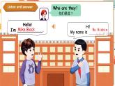 人教pep版英语三年级上册Unit1 Making friends A Let’s talk 课件+单元整体教学设计+素材