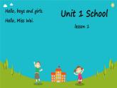 Unit 1 School  Lesson 1（課件）-2024-2025學(xué)年人教新起點(diǎn)版英語(yǔ)一年級(jí)上冊(cè)1