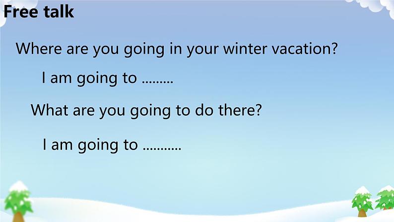 Unit 6 Winter Vacation Lesson 1（课件）-2024-2025学年人教新起点版英语六年级上册04