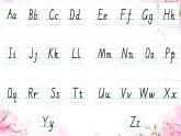 二十六个英文字母（课件）-2024-2025学年人教新起点版英语一年级上册
