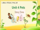 Unit 4 Pets Story Time（課件）-2024-2025學(xué)年人教新起點(diǎn)版英語三年級上冊