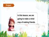 人教PEP版[2024]三年級上冊 Unit1 Part C Project Make amind map of making friends 第六課時 PPT課件