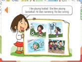 外研版英语四年级上册Module 2 Unit 1 《She's reading a book 》课件