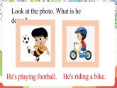 外研版英語四年級上冊Module 7 Unit 1 《There is a horse in this photo》 課件