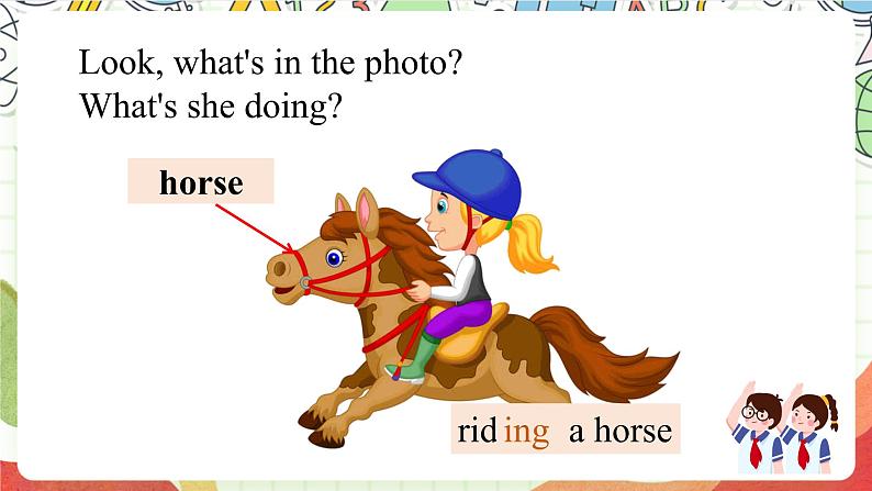 外研版英语四年级上册Module 7 Unit 1 《There is a horse in this photo》 课件05