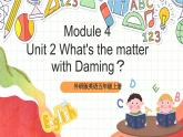 外研版英语五年级上册 Module 4 Unit 2 《What's the matter with Daming？》课件+单元整体教学设计