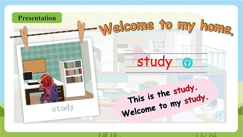 人教版英语四年级上册Unit 4 《My home PA Let's learn》课件+单元整体教案+动画素材06