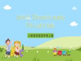 人教版英语四年级上册Unit 5 《Dinner's ready PA Let's talk》课件+单元整体教案+动画素材