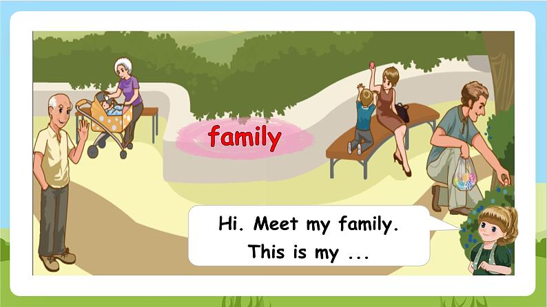 人教版英语四年级上册Unit 6 《Meet my family PA Let's learn 》课件+单元整体教案+动画素材05