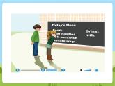 人教版英语五年级上册Unit 3 《What would you like PB Read and write 》课件+单元整体教案+动画素材