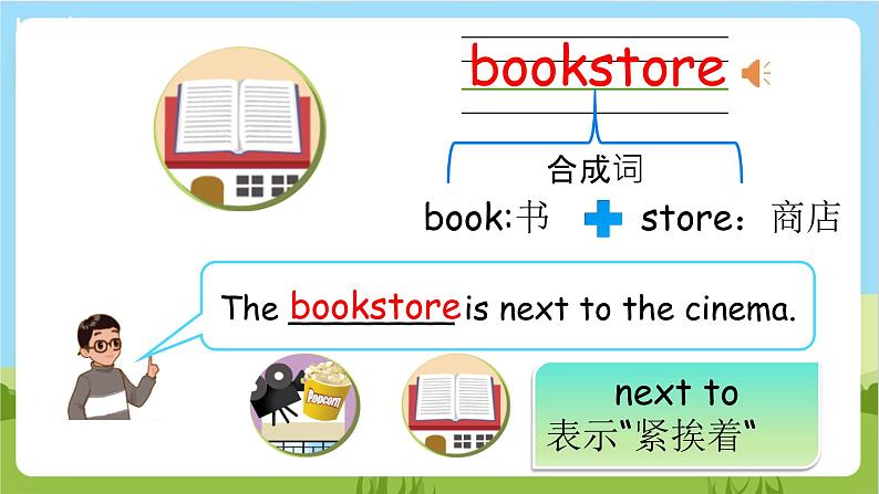 人教版英语六上Unit 1 《How can I get there PA Let's learn》课件+教案+动画素材07