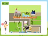 人教版英语六上Unit 1 《How can I get there PB Let's learn 》课件+教案+动画素材
