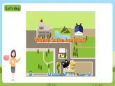 人教版英语六上Unit 1 《How can I get there PB Let's talk》 课件+教案+动画素材