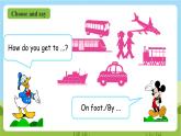 人教版英語六上Unit 2 《Ways to go to school PA Let's talk》 課件+教案+練習(xí)+動畫素材