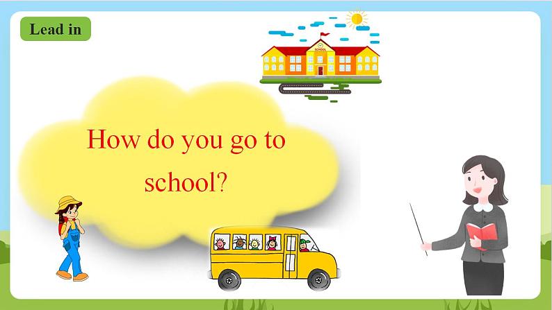 人教版英语六上Unit 2《 Ways to go to school PA Let's learn》 课件+练习+动画素材03