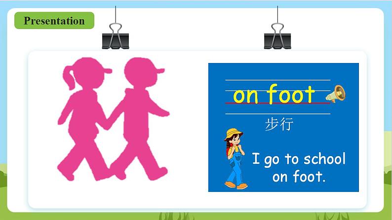 人教版英语六上Unit 2《 Ways to go to school PA Let's learn》 课件+练习+动画素材04