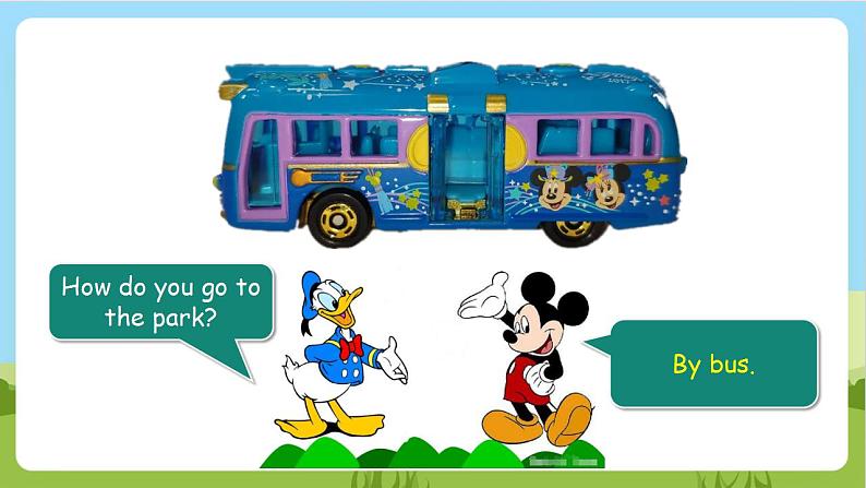 人教版英语六上Unit 2《 Ways to go to school PA Let's learn》 课件+练习+动画素材07