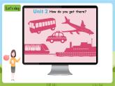 人教版英语六上Unit 2《 ways to go to school PA let's talk 课件+练习+动画素材
