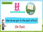 人教版英语六上Unit 2《 ways to go to school PA let's talk 课件+练习+动画素材