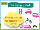 人教版英语六上Unit 2 《Ways to go to school PB Read and write 》课件+练习+动画素材