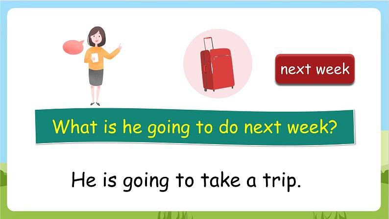 人教版英语六上Unit 3 《My weekend plan PB Let's learn》课件+练习+动画素材06