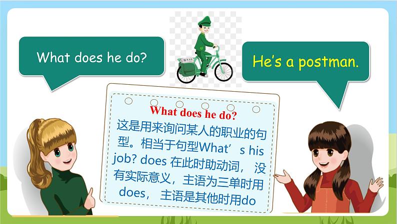 人教版英语六上Unit 5 《What does he do PA Let's learn》 课件+练习+动画素材07