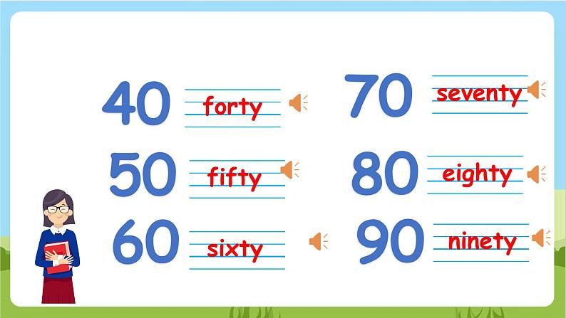 外研版英语五年级上册Module 5 Unit 2《There are forty》课件+试卷06