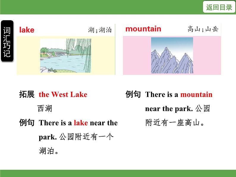 Unit 6  In a nature park单元知识考点梳理 课件第6页