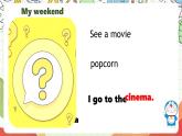 人教版新起点英语四上 Unit 2《On the weekend》 lesson 2 课件