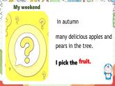 人教版新起点英语四上 Unit 2《On the weekend》 lesson 2 课件