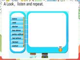 人教版新起點英語四上 Unit 6 《Jobs》  Story time 課件