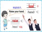 Unit 6 Touch your head 第1课时 Parts (A, B & C)（课件+素材）-2024-2025学年湘少版（三起）（2024）英语三年级上册