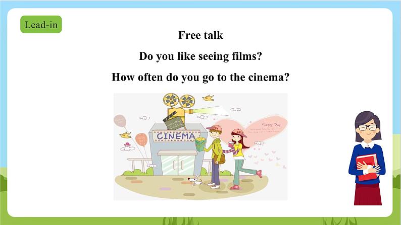 牛津深圳版英语六上Unit 7 《Seeing a film Listen and say Ask and answer》课件+教案+分层练习04