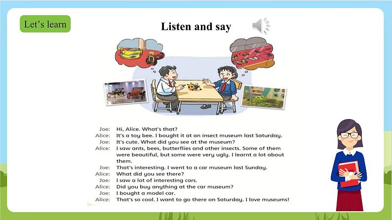 牛津深圳版英语六上Unit 8 《Visiting museums Listen and say Ask and answer》课件+教案+分层练习06