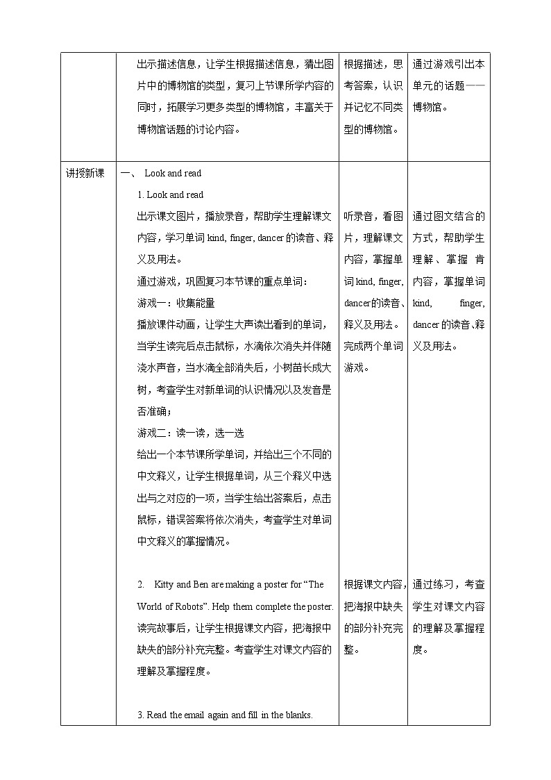 牛津深圳版英语六上Unit 8 《Visiting museums Look and read Learn the sounds Culture corner》课件+教案+分层练习02
