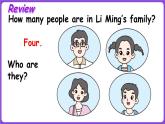冀教版（三起）英语三上 Unit 6 My family Lesson 2 Jenny’s family（课件）