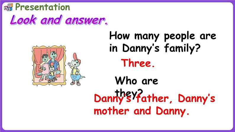 冀教版（三起）英语三上 Unit 6 My family Lesson 4 I love my family.（课件）07