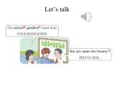 Unit 4 Plants around us Part B Let's talk & Look and discuss课件+素材