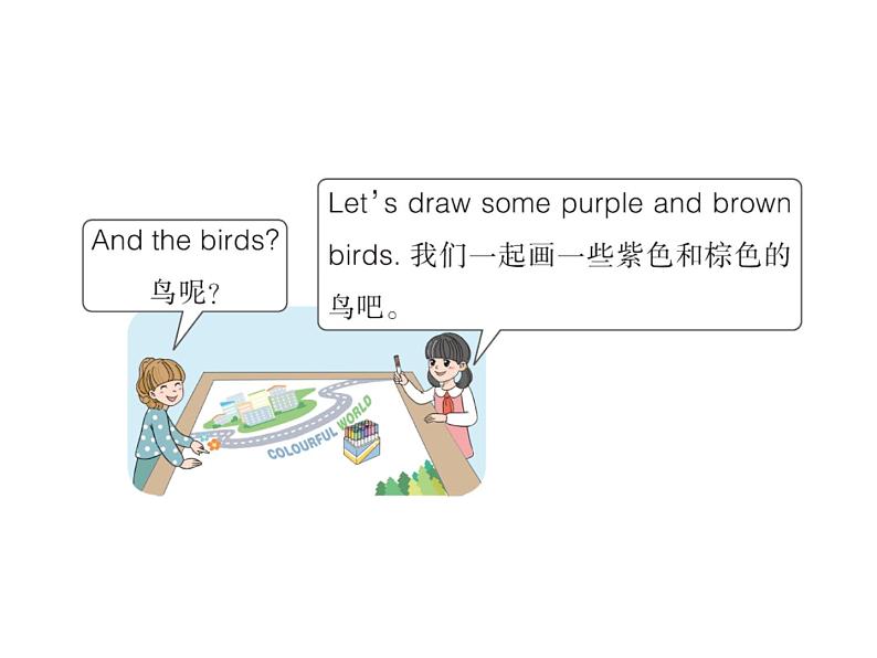 U5-B Let's talk & Draw and say第5页