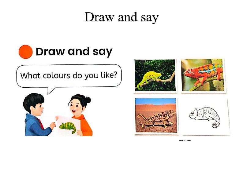 U5-B Let's talk & Draw and say第6页