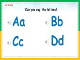 人教版（2024）三年级英语上册课件 3. Unit 1 Part A  Letters and sounds