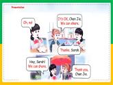 人教版（2024）三年级英语上册课件 4. Unit 1 Part B  Let's talk & Look and match