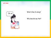 人教版（2024）三年级英语上册课件 4. Unit 1 Part B  Let's talk & Look and match