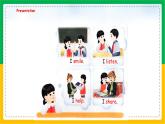 人教版（2024）三年级英语上册课件 5. Unit 1 Part B  Let's learn & Listen and chant