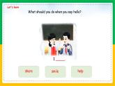人教版（2024）三年级英语上册课件 5. Unit 1 Part B  Let's learn & Listen and chant