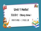 Unit 1 Hello! 第2課時（Story time）（課件+素材）-2024-2025學(xué)年譯林版（2024）（三起）英語三年級上冊