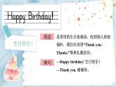 Unit 7 Happy Birthday! 单词讲解（课件）-2024-2025学年译林版（2024）（三起）英语三年级上册