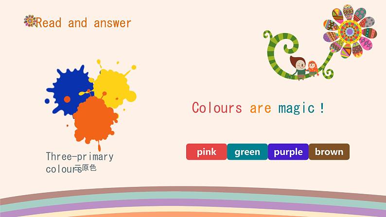 Unit 5 The colourful world Part A Let's learn & Listen and chant（课件）-2024-2025学年人教版（2024）英语三年级上册06