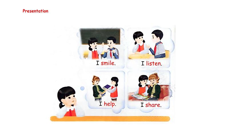 Unit 1 Making friends  Part B  Let's learn & Listen and chant（课件）-2024-2025学年人教PEP版（2024）英语三年级上册03